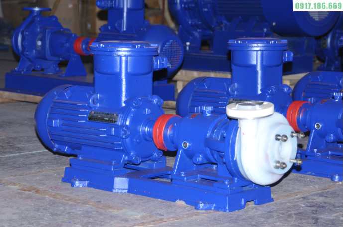 Bơm đầu nhựa cho axit loãng 80FSB25
