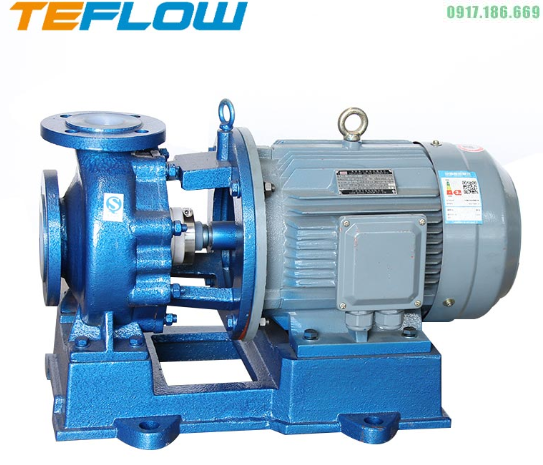 Bơm Hóa Chất Dạng Liền Trục Phớt Teflon IHF100-80-125(D)