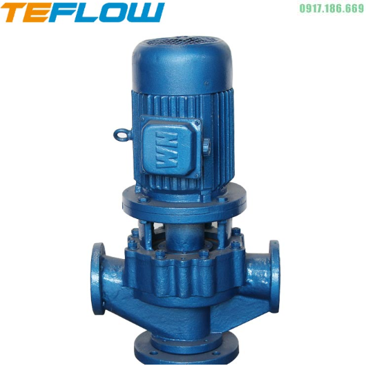 Bơm Hóa Chất Trục Đứng Lót Nhựa 40GDF-20