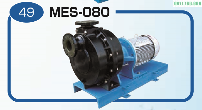 Bơm hóa chất ly tâm dẫn động từ MES0806-2P