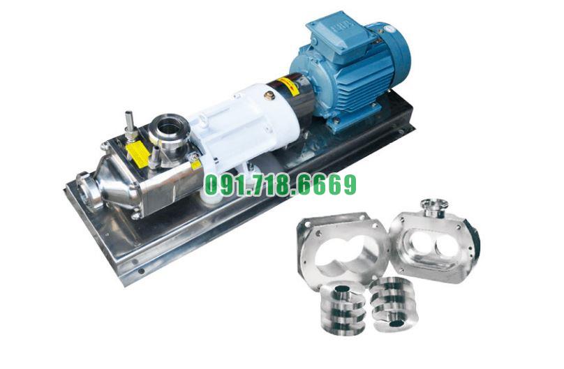 Bơm trục vít đôi vật liệu  inox 304 lưu lượng 30 tấn/giờ FSL-30-150