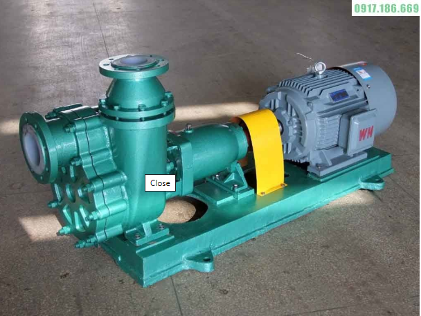 Bơm Tự Mồi Lót Nhựa Hút Hóa Chất FZB100-30L