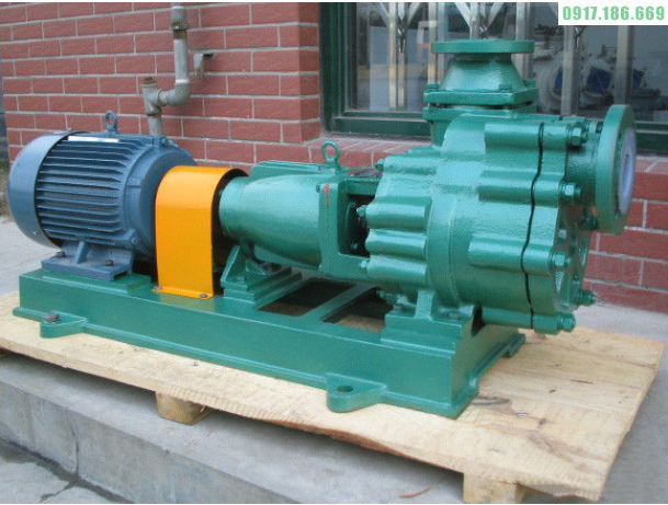 Bơm Tự Mồi Lót Nhựa Hút Hóa Chất FZB50-30L