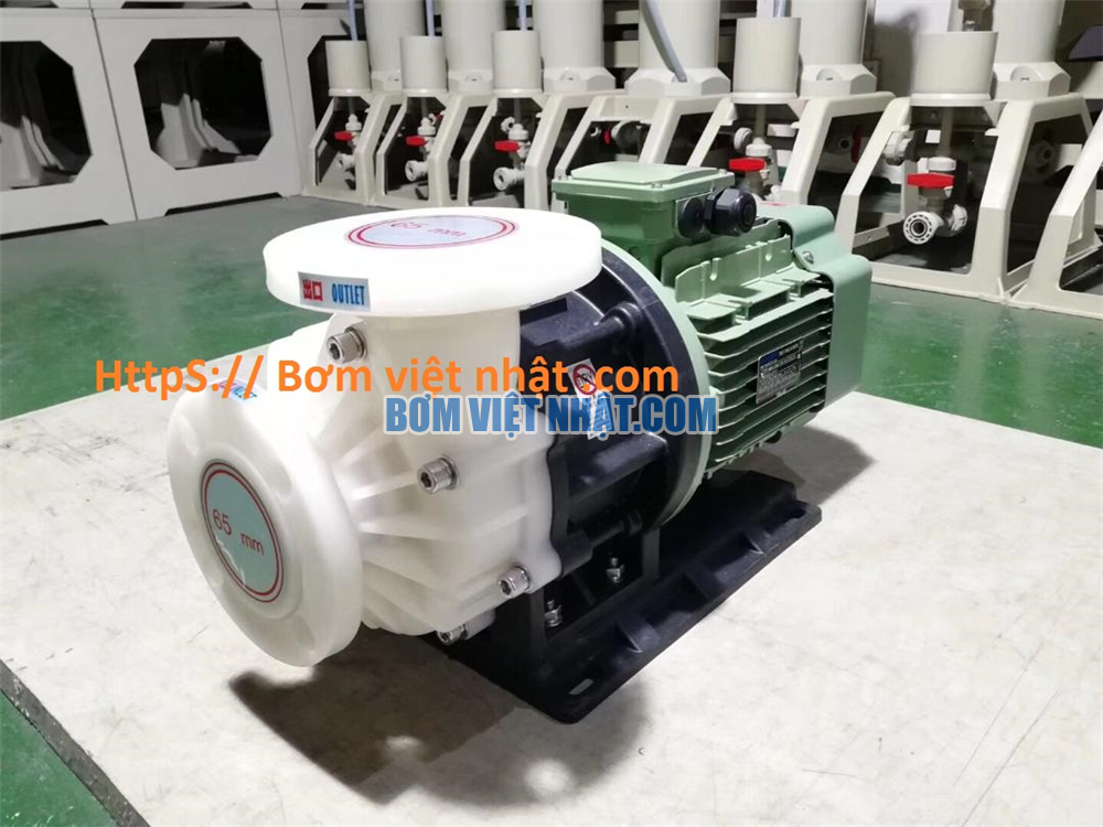 bơm hóa chất 50m3 nhựa pvdf
