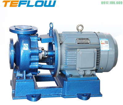 Bơm Hóa Chất Dạng Liền Trục Phớt Teflon IHF100-80-125(D)