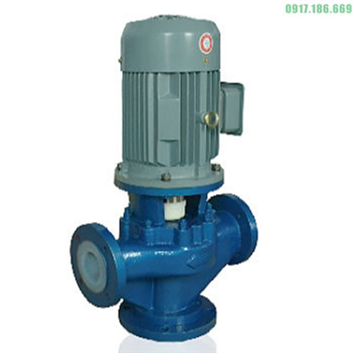 Bơm Hóa Chất Trục Đứng Lót Nhựa 100GDF-32