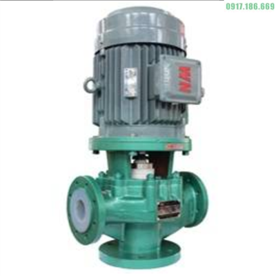 Bơm Hóa Chất Trục Đứng Lót Nhựa 65GDF-32