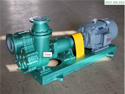 Bơm Tự Mồi Lót Nhựa Hút Hóa Chất FZB100-30L