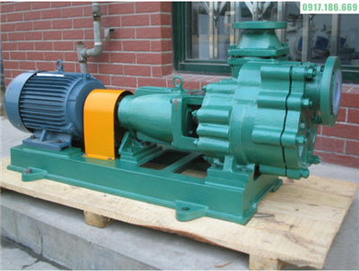 Bơm Tự Mồi Lót Nhựa Hút Hóa Chất FZB50-50L