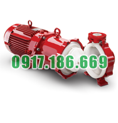 Máy bơm hoá chât dẫn động từ vỏ bằng nhựa pvdf chịu axit đặc nóng