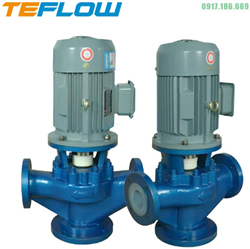 Bơm Hóa Chất Trục Đứng Lót Nhựa 80GDF-20