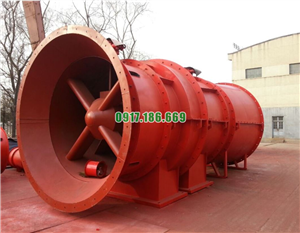 Quạt hướng trục thông gió cục bộ trong mỏ